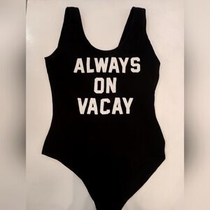 Women's Always On Vacation Bodysuit SZ S